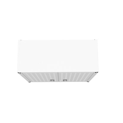 Manhattan Comfort - Fortress Garage Cabinet with 4 Adjustable Shelves in White - Set of 2 - 2-5GMC-WH veiw 6