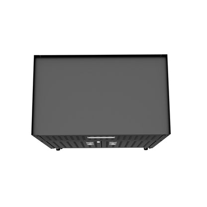 Manhattan Comfort - Fortress Garage Cabinet with 1 Full Extension Drawers in Charcoal Grey - 2GMCC-CH veiw 5