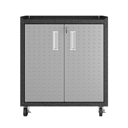 Manhattan Comfort - Fortress 30x18 Garage Cabinet with 2 Adjustable Shelves in Grey - 3GMCC veiw 1