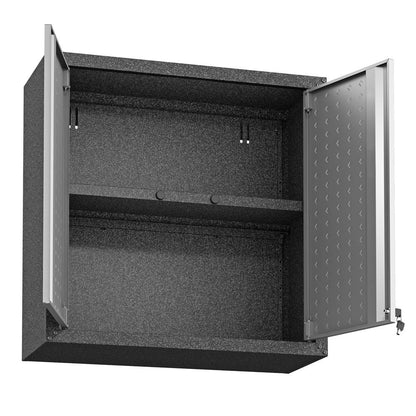 Manhattan Comfort - Fortress Garage Cabinet with 2 Adjustable Shelves in Grey - 5GMC veiw 5