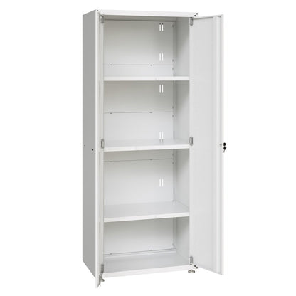 Manhattan Comfort - 6-Piece Fortress Garage Set with 3 Drawers in White - 6-GGGG-WH veiw 3