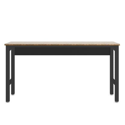 Manhattan Comfort - Fortress Garage Table with Steel Legs in Charcoal Grey - 6GMC-CH veiw 1