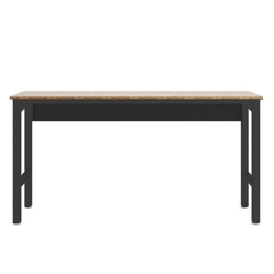 Manhattan Comfort - Fortress Garage Table with Steel Legs in Charcoal Grey - 6GMC-CH veiw 1