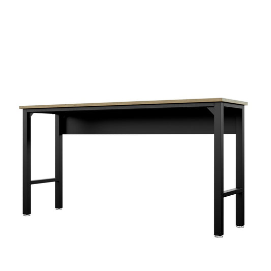 Manhattan Comfort - Fortress Garage Table with Steel Legs in Charcoal Grey - 6GMC-CH veiw 2