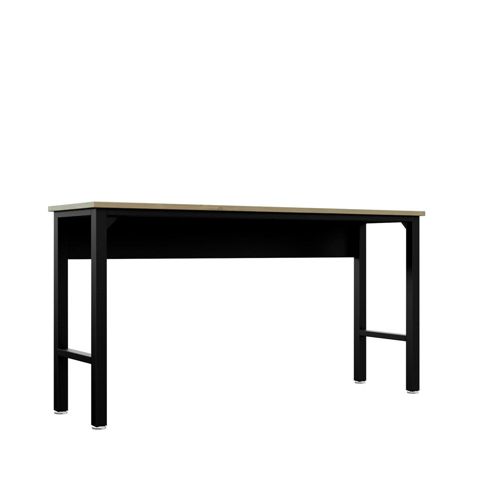 Manhattan Comfort - Fortress Garage Table with Steel Legs in Charcoal Grey - 6GMC-CH veiw 4