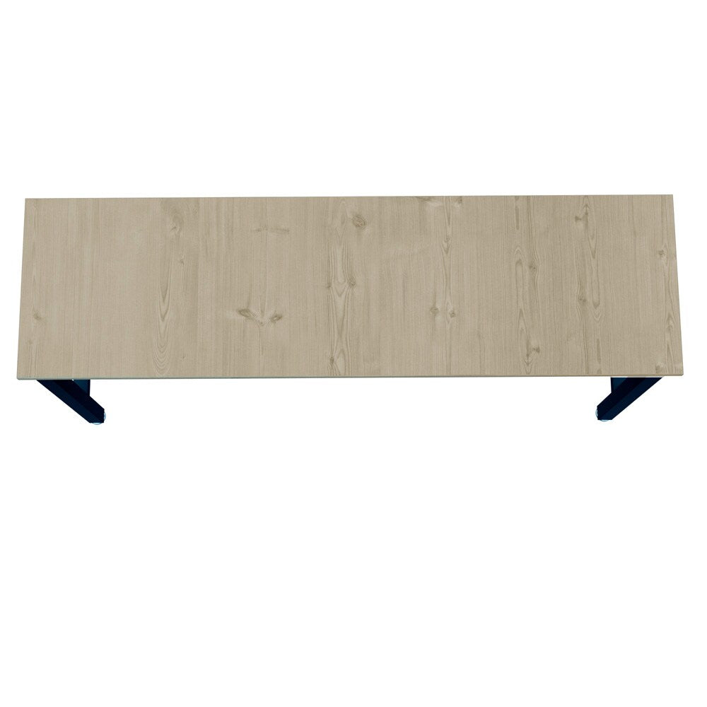 Manhattan Comfort - Fortress Garage Table with Steel Legs in Charcoal Grey - 6GMC-CH veiw 6