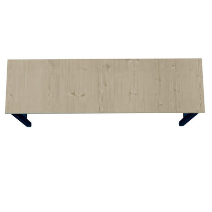 Manhattan Comfort - Fortress Garage Table with Steel Legs in Charcoal Grey - 6GMC-CH veiw 6
