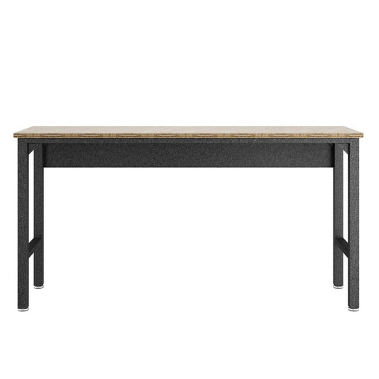 Manhattan Comfort - Fortress Garage Table with Steel Legs in Grey - 6GMC veiw 1