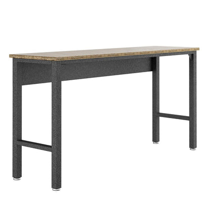 Manhattan Comfort - Fortress Garage Table with Steel Legs in Grey - 6GMC veiw 2