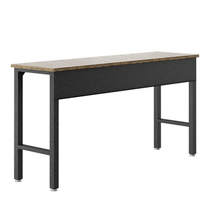 Manhattan Comfort - Fortress Garage Table with Steel Legs in Grey - 6GMC veiw 3
