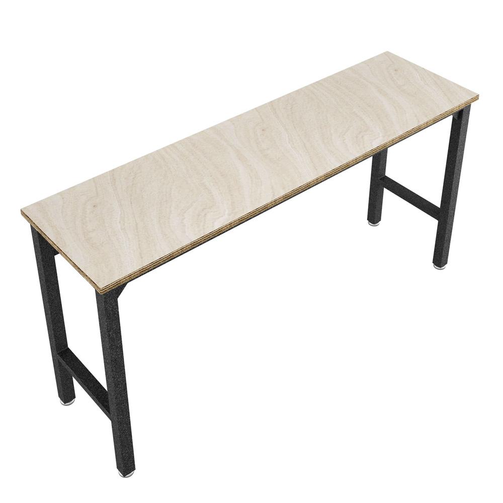 Manhattan Comfort - Fortress Garage Table with Steel Legs in Grey - 6GMC veiw 6