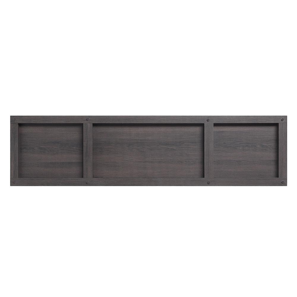 Manhattan Comfort - Franklin TV Stand with 6 Fixed Shelves in Brown - TVFP3-BR veiw 5