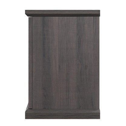Manhattan Comfort - Franklin TV Stand with 6 Fixed Shelves in Brown - TVFP3-BR veiw 6