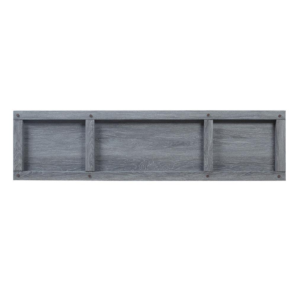 Manhattan Comfort - Franklin TV Stand with 6 Fixed Shelves in Grey - TVFP3-GY veiw 4