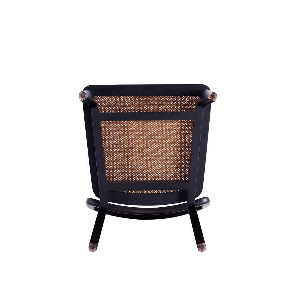 Manhattan Comfort - Giverny Dining Chair with American Ash Wood Legs in Black and Natural Cane - Set of 4 - 2-DCCA04-BK veiw 7