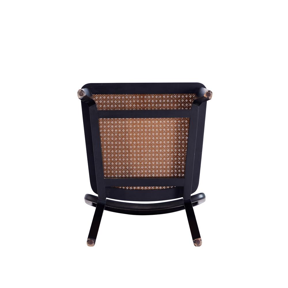 Manhattan Comfort - Giverny Dining Chair with American Ash Wood Legs in Black and Natural Cane - Set of 2 - DCCA04-BK veiw 7
