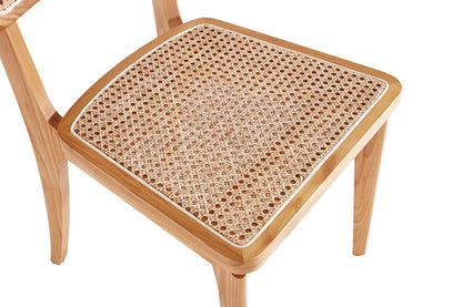 Manhattan Comfort - Giverny Dining Chair with American Ash Wood Legs in Nature - Set of 2 - DCCA04-NA veiw 8