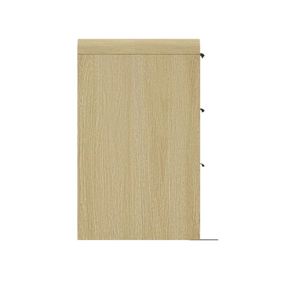 Manhattan Comfort - Grace 60 Double Dresser with 6 Drawers in Natural Oak and Black - DR009-NO veiw 4