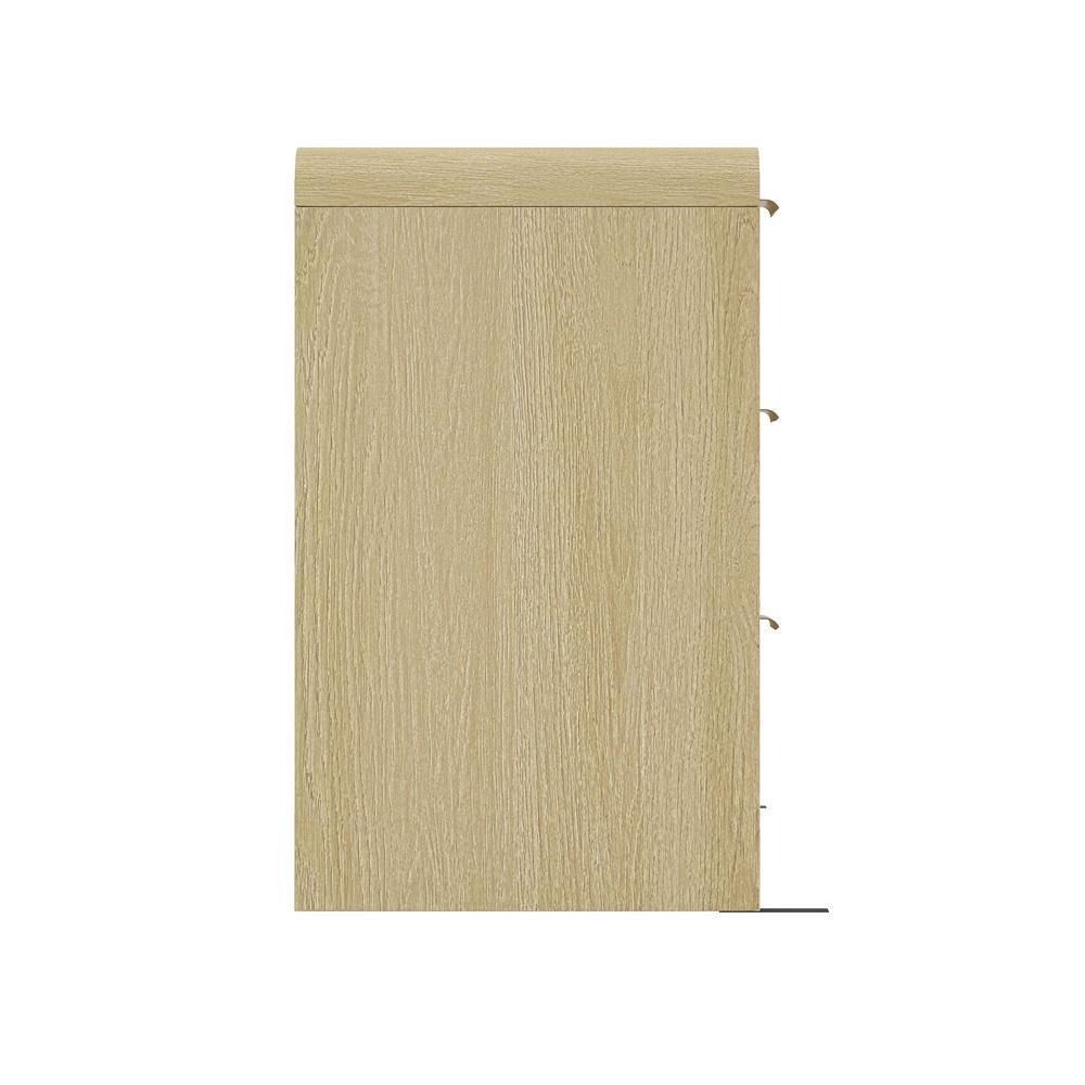Manhattan Comfort - Grace 60 Double Dresser with 6 Drawers in Natural Oak and Gold - DR009-GNO veiw 4