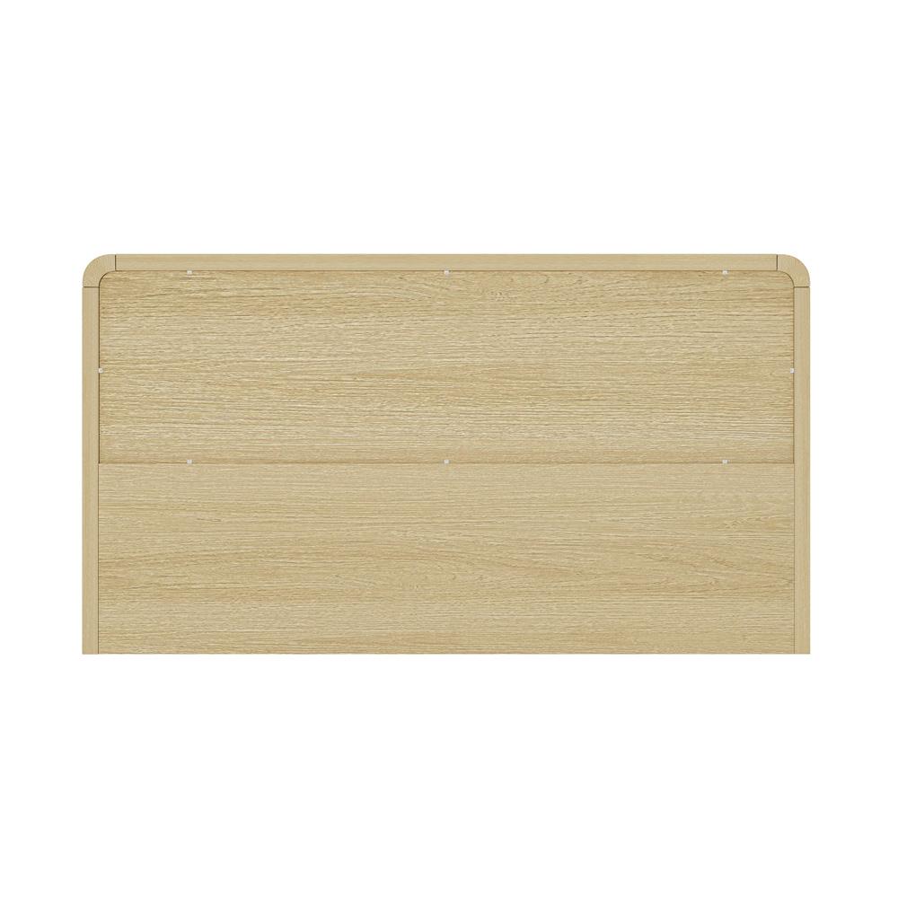 Manhattan Comfort - Grace 60 Double Dresser with 6 Drawers in Natural Oak and Gold - DR009-GNO veiw 6