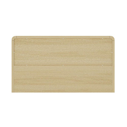 Manhattan Comfort - Grace 60 Double Dresser with 6 Drawers in Natural Oak and Gold - DR009-GNO veiw 6