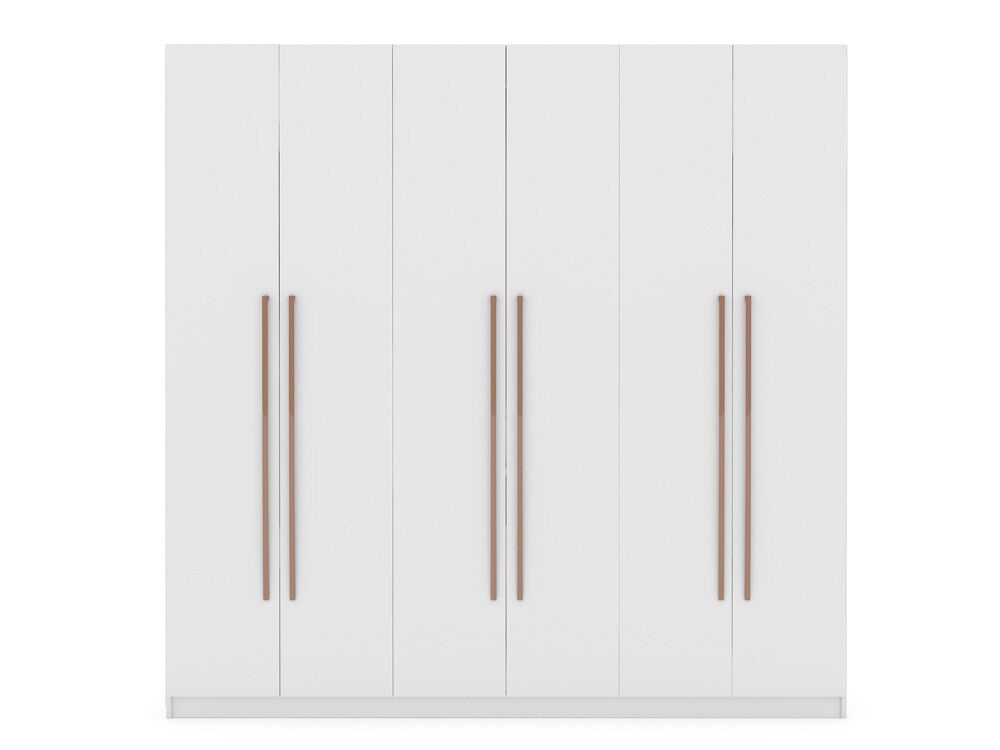 Manhattan Comfort - Gramercy Closet with 2 Drawers in White - 107GMC1 veiw 1