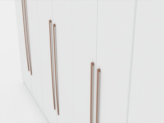 Manhattan Comfort - Gramercy Closet with 2 Drawers in White - 107GMC1 veiw 2