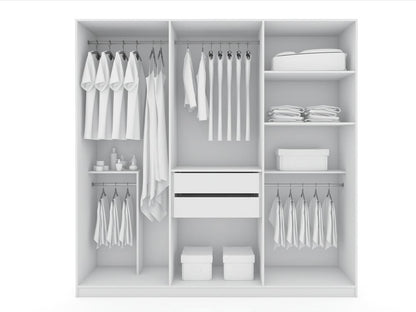 Manhattan Comfort - Gramercy Closet with 2 Drawers in White - 107GMC1 veiw 6
