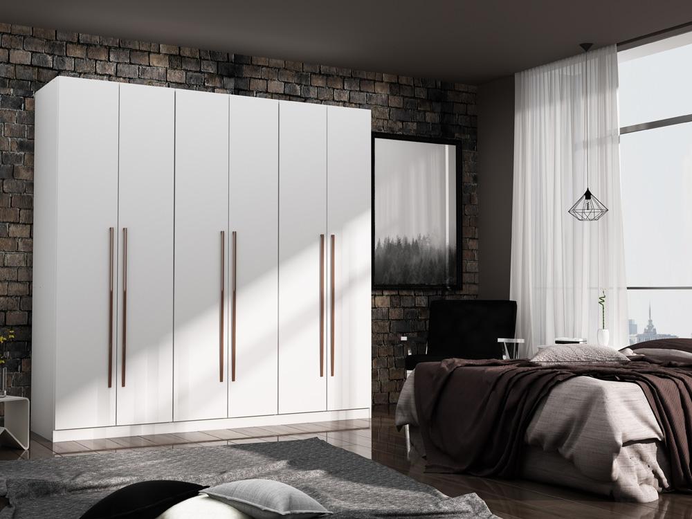 Manhattan Comfort - Gramercy Closet with 2 Drawers in White - 107GMC1 veiw 7