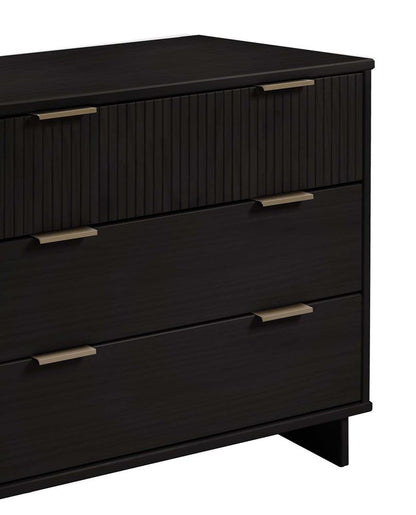 Manhattan Comfort - Granville Dresser with 3 Drawers in Black - DR-5012 veiw 8