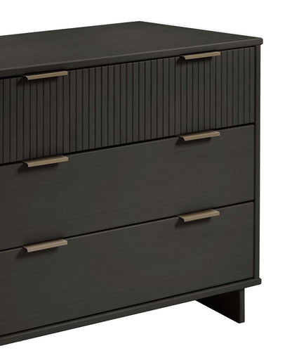 Manhattan Comfort - Granville Dresser with 3 Drawers in Dark Grey - DR-5015 veiw 8