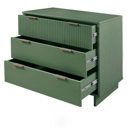 Manhattan Comfort - Granville Dresser with 3 Drawers in Sage Green - DR-5013 veiw 5