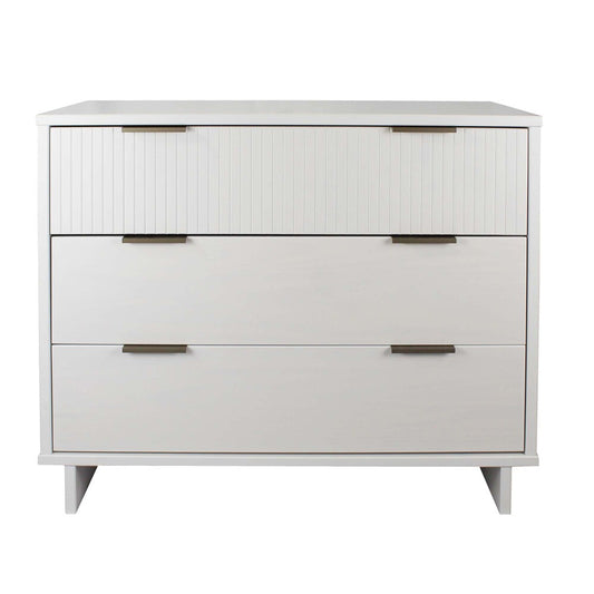 Manhattan Comfort - Granville Dresser with 3 Drawers in White - DR-5011 veiw 1