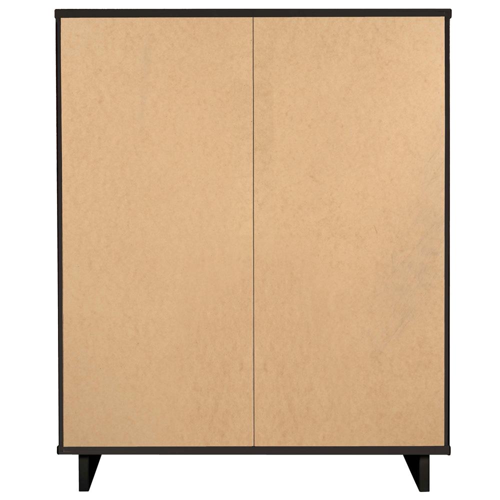 Manhattan Comfort - Granville Tall Dresser with 5 Drawers in Black - DR-5022 veiw 7