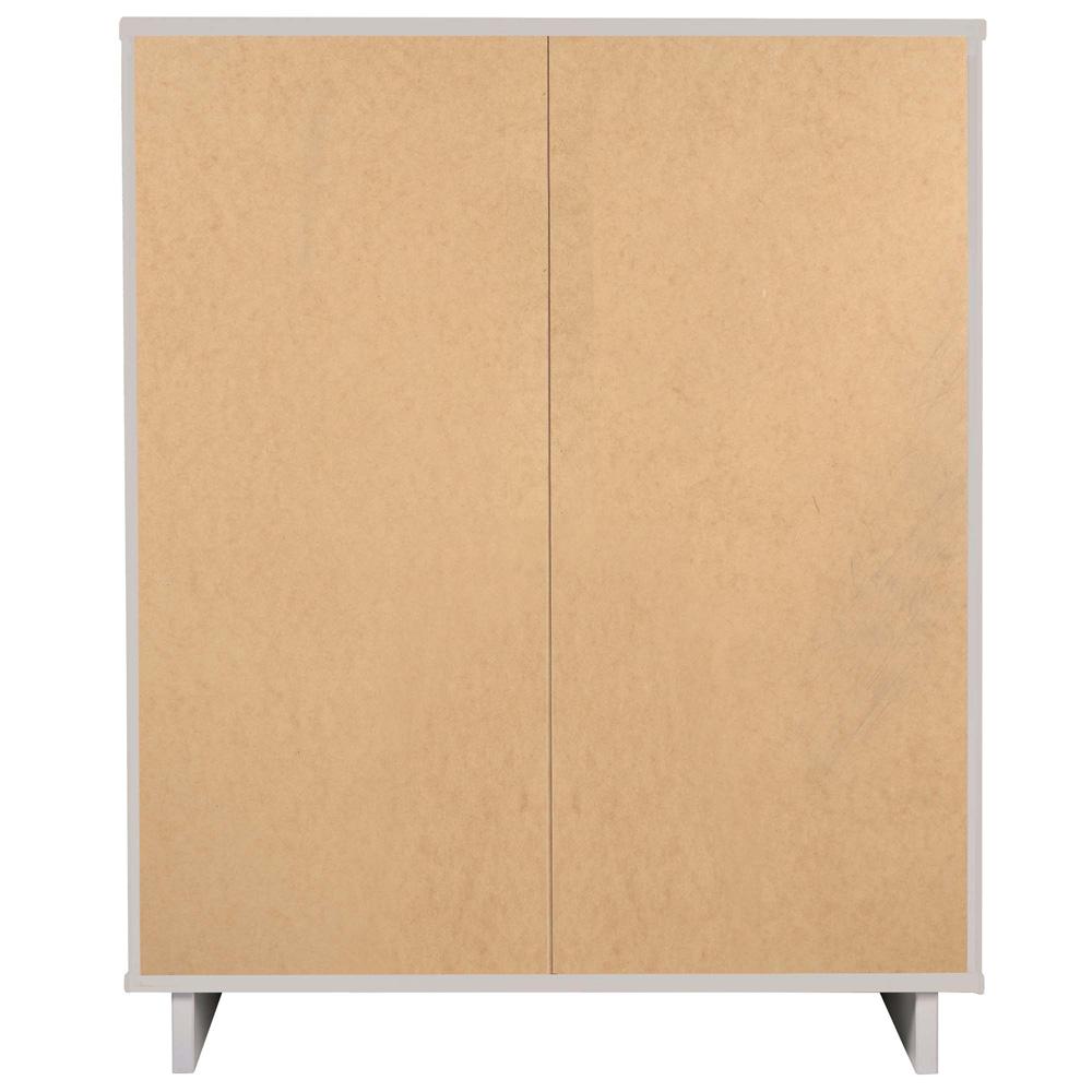 Manhattan Comfort - Granville Tall Dresser with 5 Drawers in Light Grey - DR-5026 veiw 7