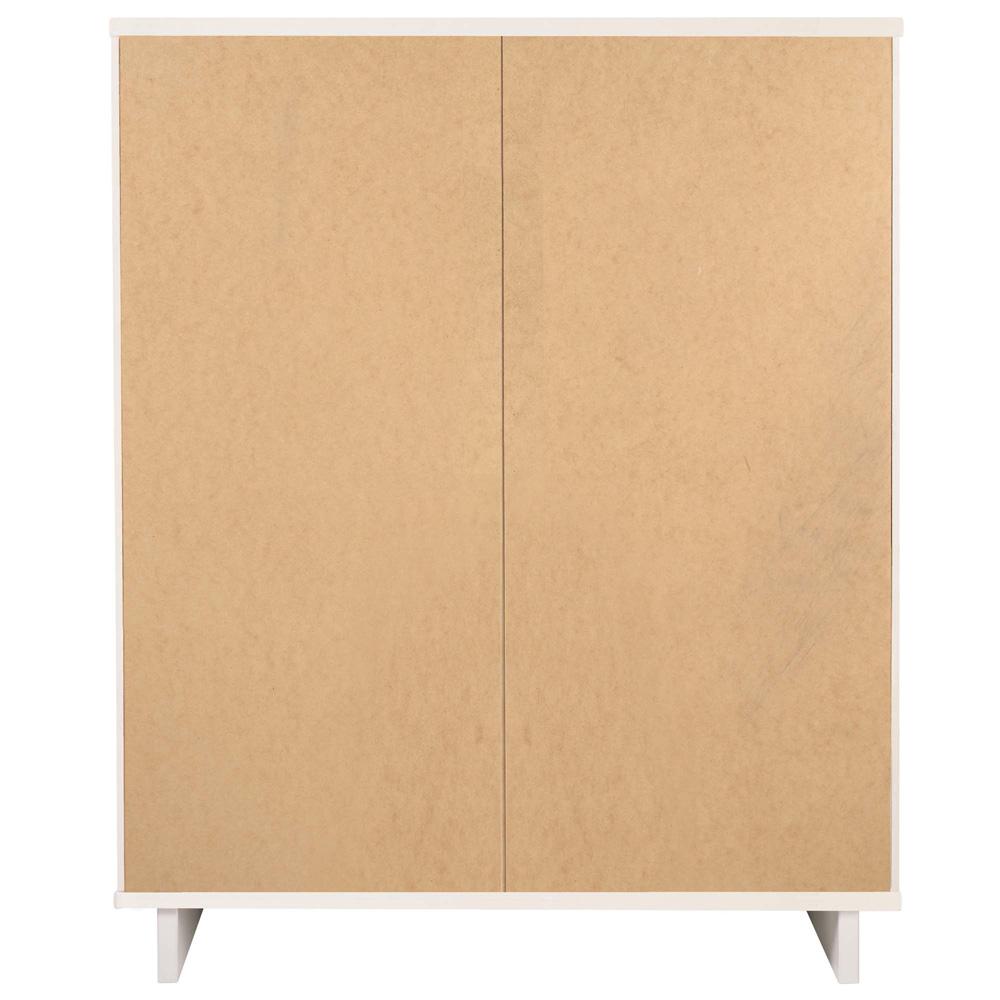 Manhattan Comfort - Granville Tall Dresser with 5 Drawers in White - DR-5021 veiw 7