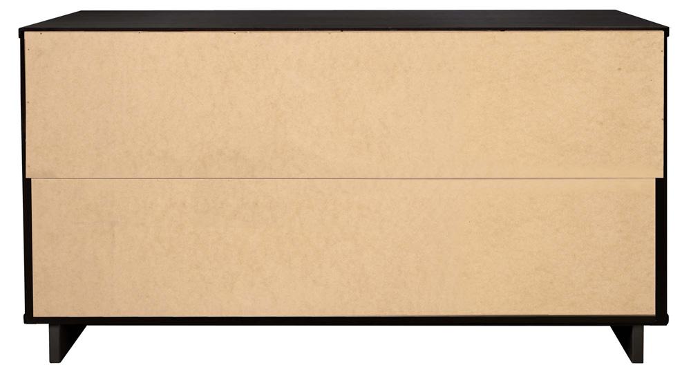 Manhattan Comfort - Granville Double Wide Dresser with 6 Drawers in Black - DR-5032 veiw 7