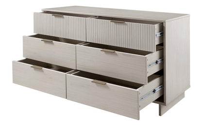 Manhattan Comfort - Granville Double Wide Dresser with 6 Drawers in Light Grey - DR-5036 veiw 5