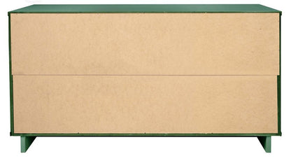 Manhattan Comfort - Granville Double Wide Dresser with 6 Drawers in Sage Green - DR-5033 veiw 7