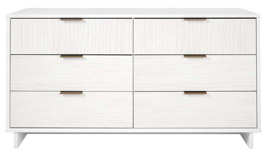 Manhattan Comfort - Granville Double Wide Dresser with 6 Drawers in White - DR-5031 veiw 1