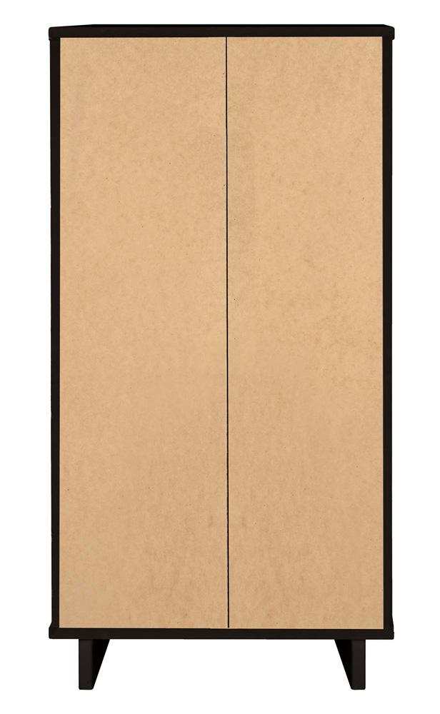 Manhattan Comfort - 2-Piece Granville Tall Narrow and Standard Dresser with 8 Drawers in Black - GRAN012 veiw 8