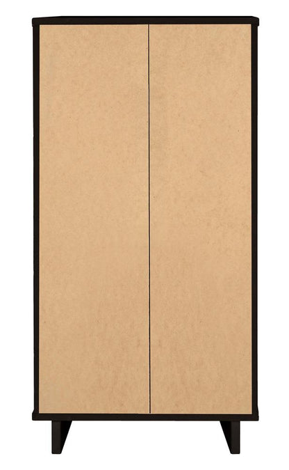 Manhattan Comfort - 2-Piece Granville Tall Narrow and Standard Dresser with 8 Drawers in Black - GRAN012 veiw 8