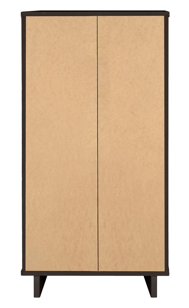 Manhattan Comfort - 2-Piece Granville Tall Narrow and Standard Dresser with 8 Drawers in Dark Grey - GRAN015 veiw 8
