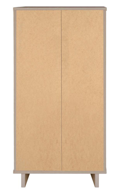 Manhattan Comfort - 2-Piece Granville Tall Narrow and Standard Dresser with 8 Drawers in Light Grey - GRAN016 veiw 8
