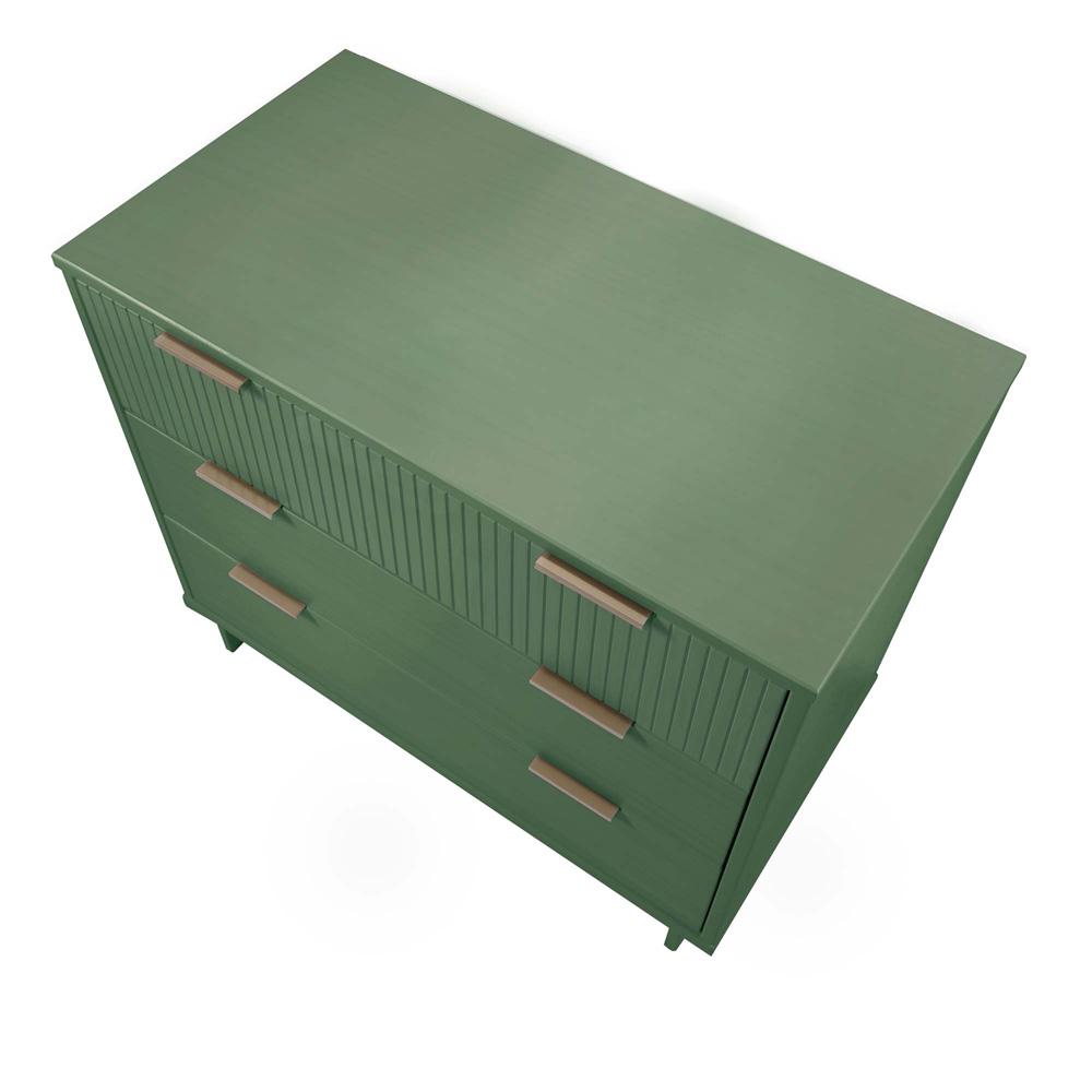 Manhattan Comfort - 2-Piece Granville Tall Narrow and Standard Dresser with 8 Drawers in Sage Green - GRAN013 veiw 4