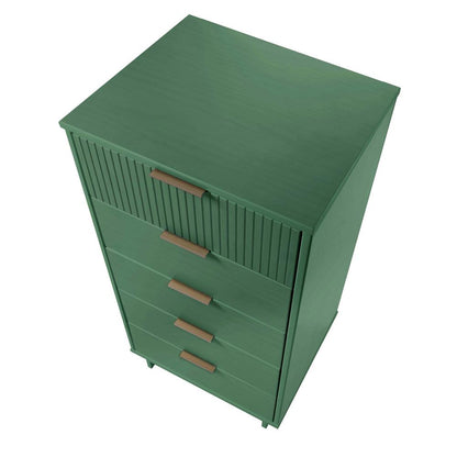 Manhattan Comfort - 2-Piece Granville Tall Narrow and Standard Dresser with 8 Drawers in Sage Green - GRAN013 veiw 5