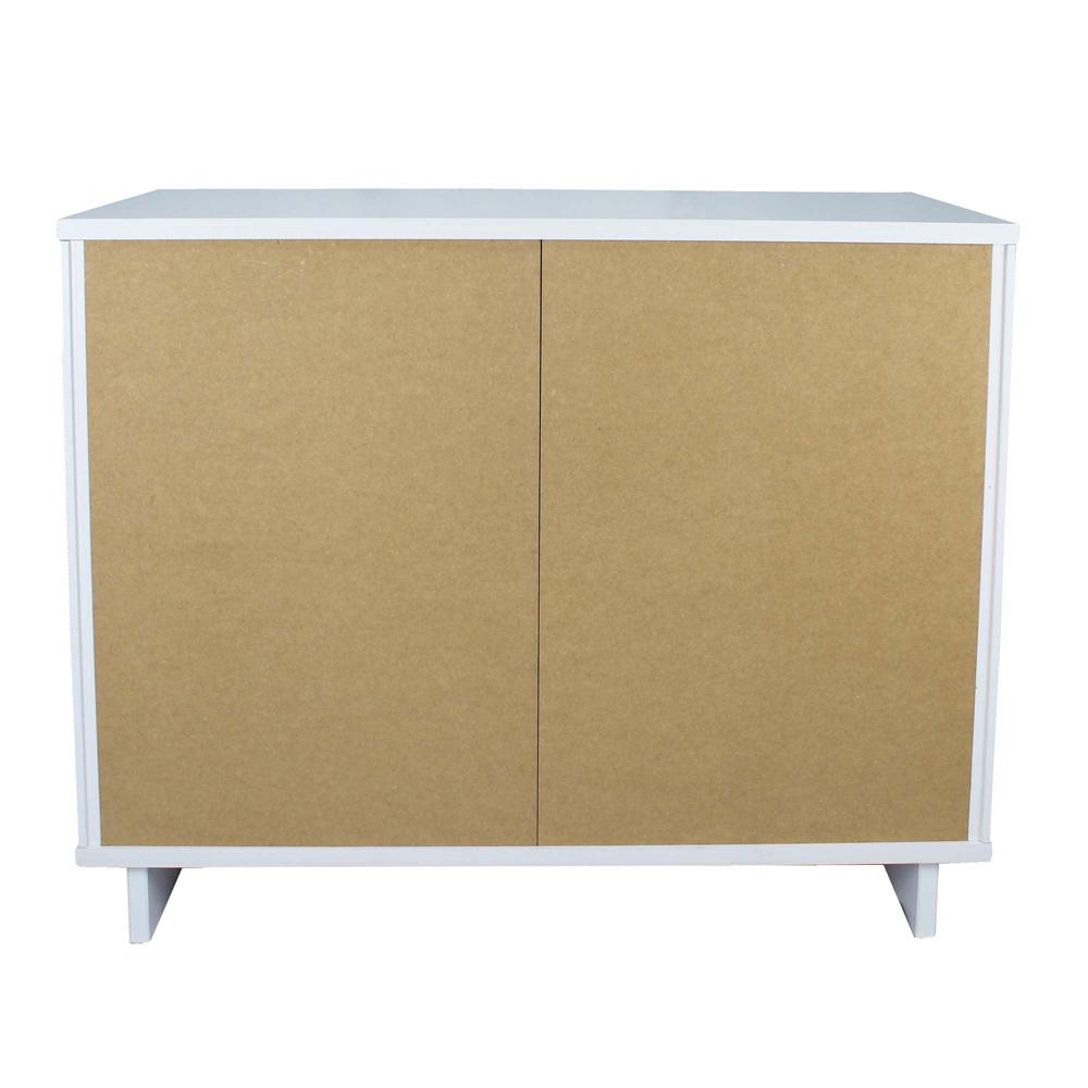 Manhattan Comfort - 2-Piece Granville Tall Narrow and Standard Dresser with 8 Drawers in White - GRAN011 veiw 7
