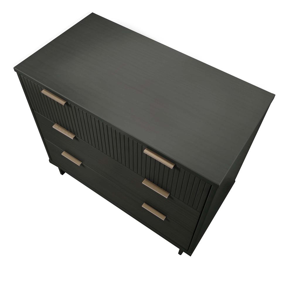 Manhattan Comfort - 2-Piece Granville Dresser and Chest with 8 Drawers in Dark Grey - GRAN025 veiw 5