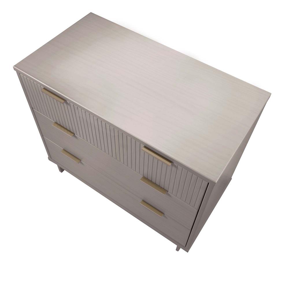 Manhattan Comfort - 2-Piece Granville Dresser and Chest with 8 Drawers in Light Grey - GRAN026 veiw 5