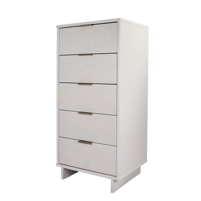 Manhattan Comfort - 3-Piece Granville Dresser Set - Tall Narrow, Standard, Double Dresser with 14 Drawers in White - GRAN031 veiw 3
